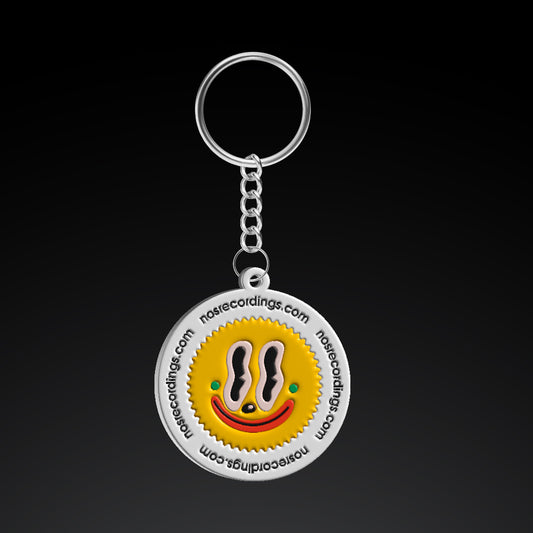 NOS Recordings Rubber Keychain
